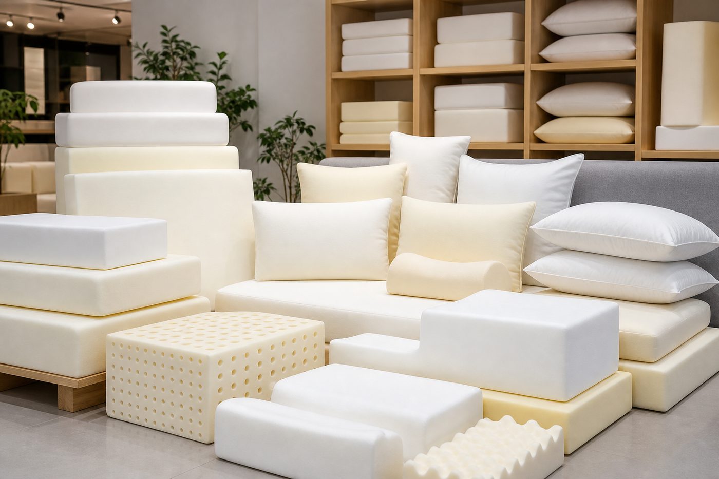 موزع إسفنج صناعي ولوازم التنجيد – foam 10